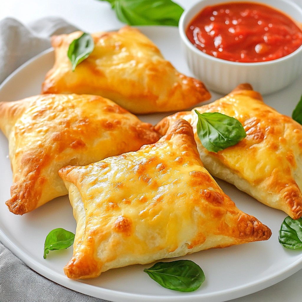 Cheesy Pizza Pockets Quick and Tasty Snack Idea