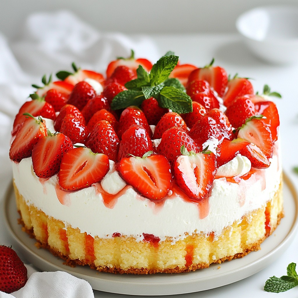 Strawberry Shortcake Poke Cake Delightful and Easy