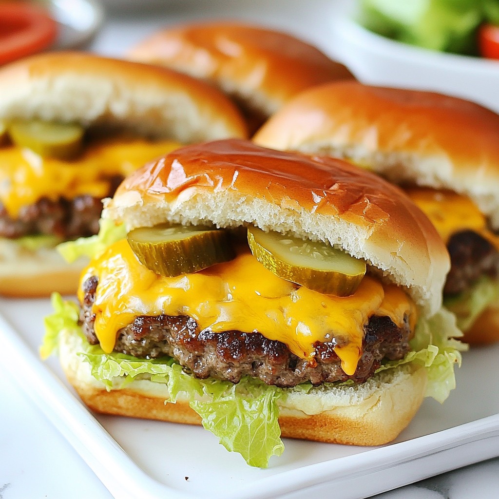 Cheeseburger Subs Flavorful and Fun Meal Idea