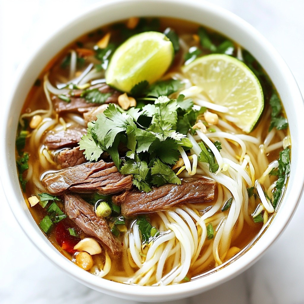 Vietnamese Beef Pho Flavorful Broth and Noodle Guide