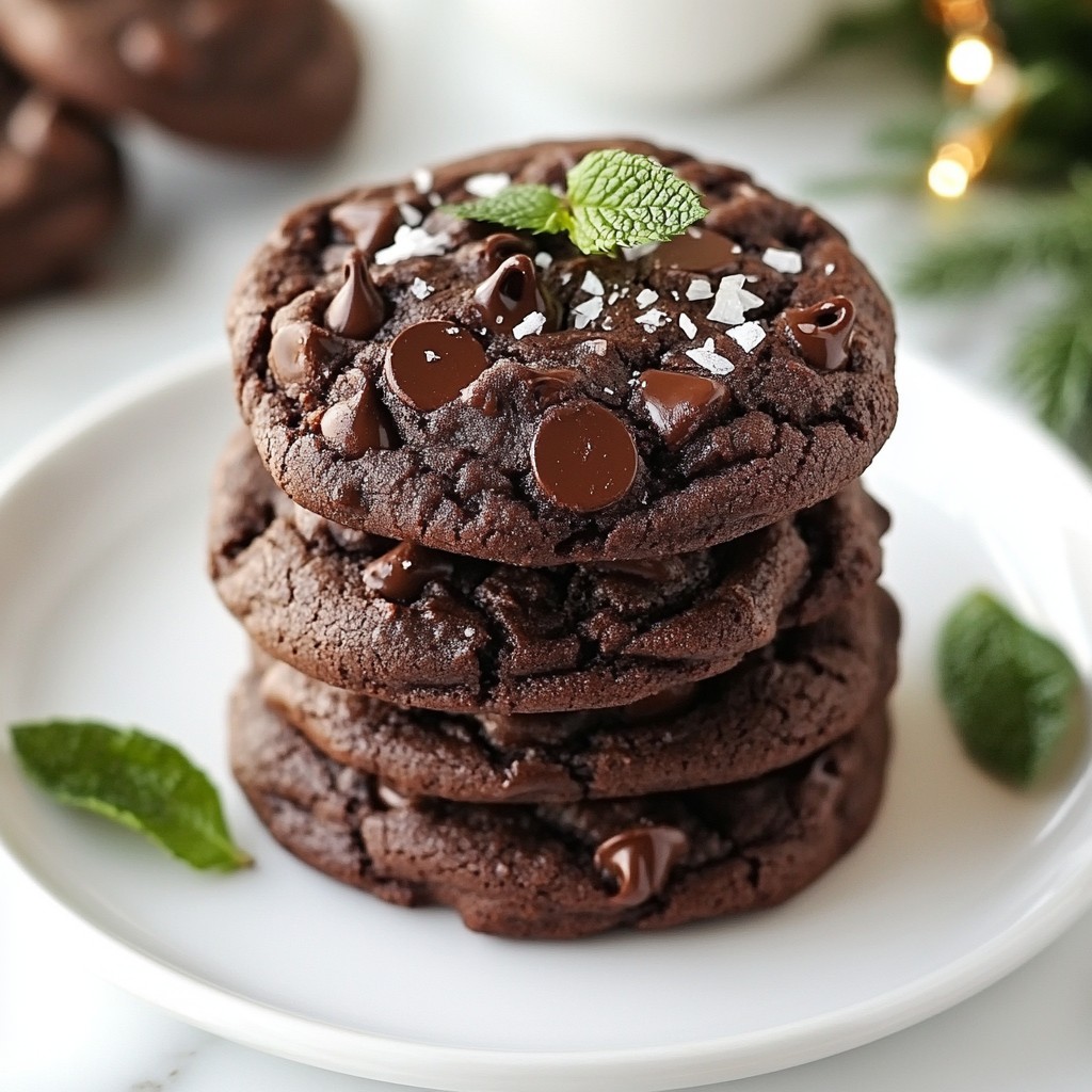 Chewy Chocolate Mint Cookies Irresistible Treat Recipe