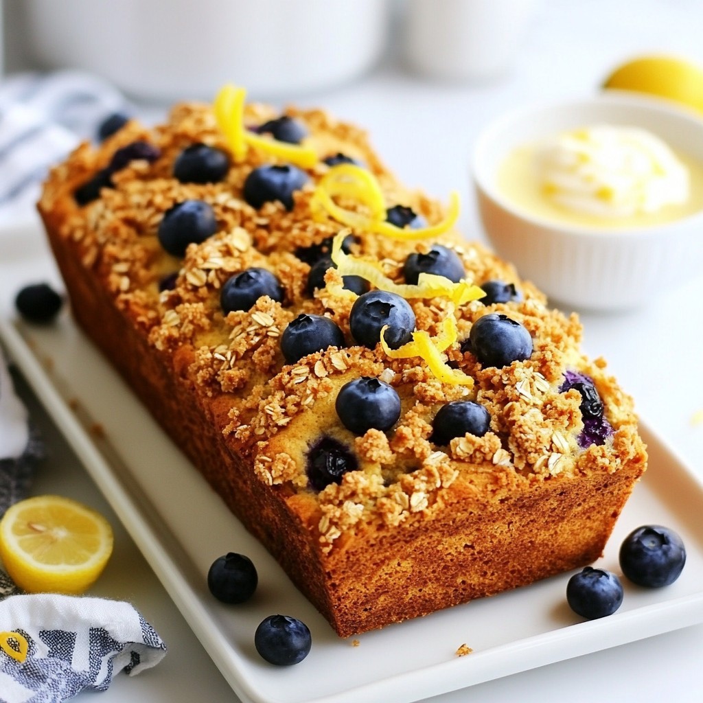 Blueberry Lemon Sourdough with Vanilla Crunch Delight