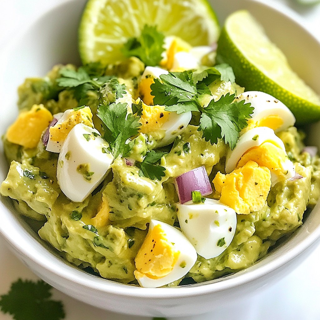 Avocado Egg Salad Easy and Healthy Lunch Option