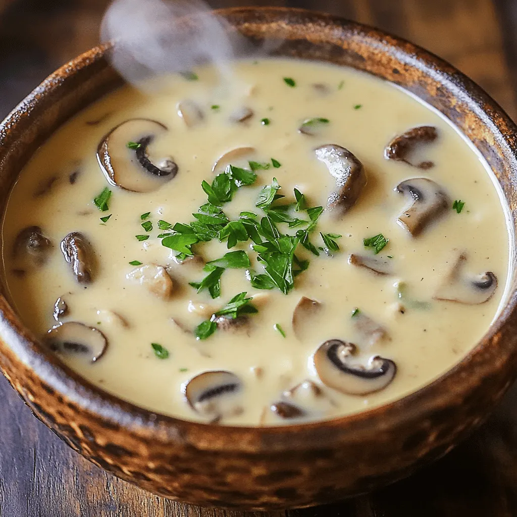 Ultra Creamy Mushroom Soup Rich and Flavorful Recipe